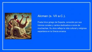 Alcman (s. VII a.C.).
