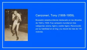 Canzoneri, Tony (1908-1959).