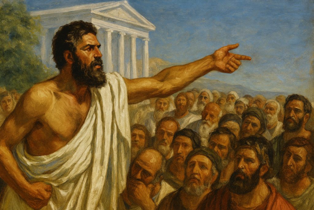 Aristorio de Maratón (¿-322 a. C.). El orador ateniense que desafió al poder macedónico