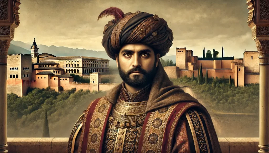 El sultán Abū 'Abd Allāh Muḥammad az-Zaġall (en árabe: أبو عبد الله محمد الزغل‎) El último gran defensor nazarí de Granada frente a la Reconquista