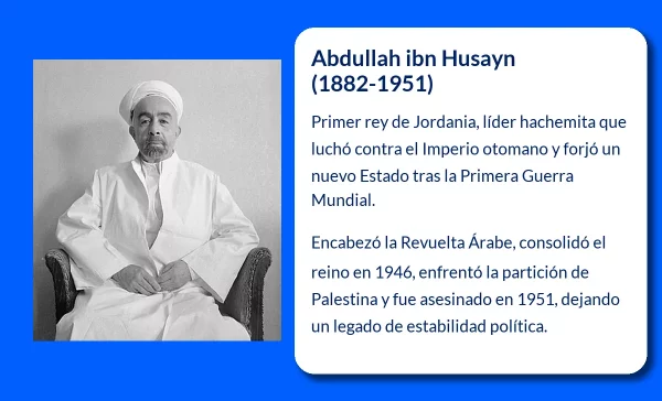Abdullah ibn Husayn, El forjador del Reino Hachemí de Jordania