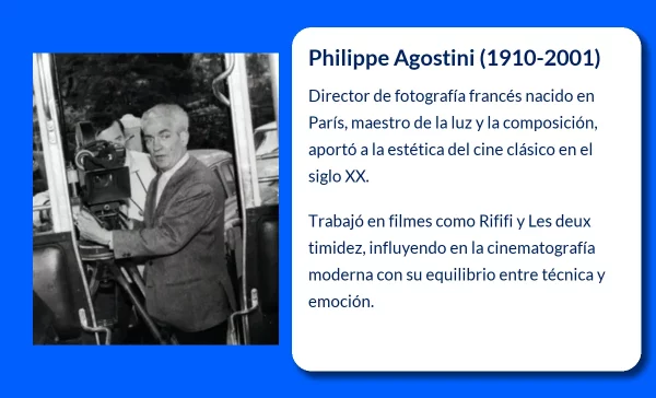 Philippe Agostini, El director de fotografía que marcó una era en el cine francés
