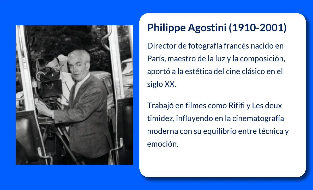 Philippe Agostini, El director de fotografía que marcó una era en el cine francés