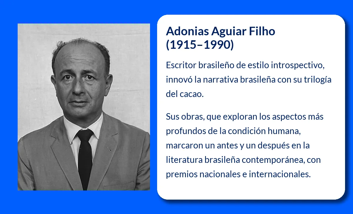 Aguiar Filho Adonias escritor brasileño