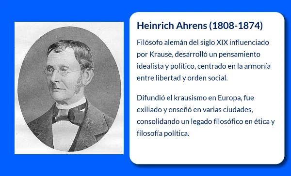 Heinrich Ahrens, El filósofo alemán seguidor de la obra de Krause