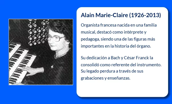 Alain Marie-Claire, La Maestra del Órgano que Conquistó el Mundo Musical