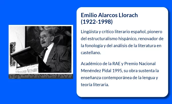Emilio Alarcos Llorach un pionero en lingüística y crítica literaria