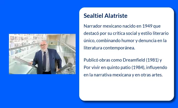 Sealtiel Alatriste Narrador mexicano y un referente de la literatura azteca