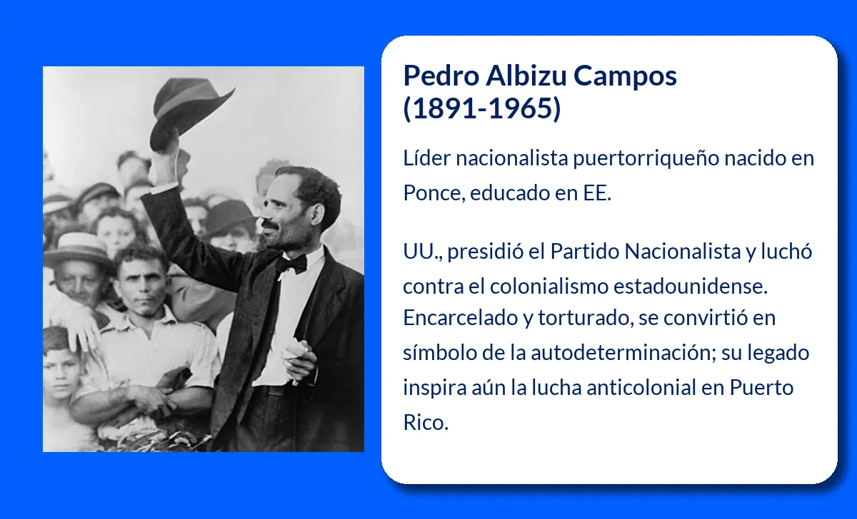 Pedro Albizu Campos El Patriota de Puerto Rico que Luchó por la Independencia