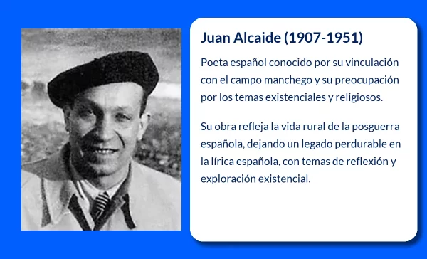 Juan Alcaide El Poeta Manchego que Cantó al Campo y a la Existencia