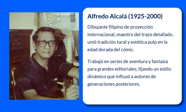 Alfredo Alcalá El dibujante filipino que conquistó el cómic estadounidense
