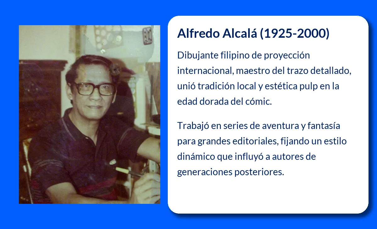 Alfredo Alcalá El dibujante filipino que conquistó el cómic estadounidense