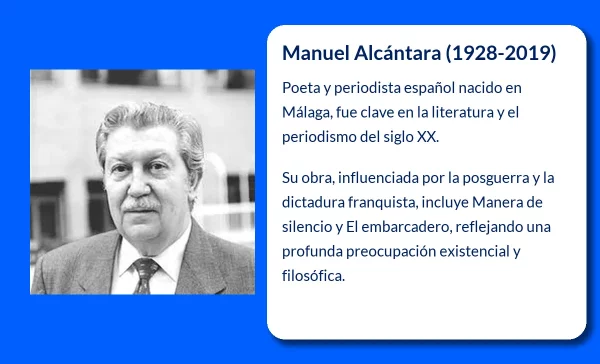 Manuel Alcántara poeta