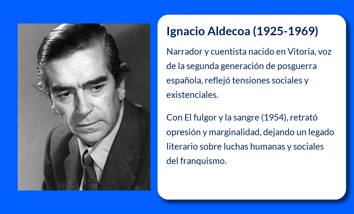 Ignacio Aldecoa El novelista de la segunda generación de la posguerra española