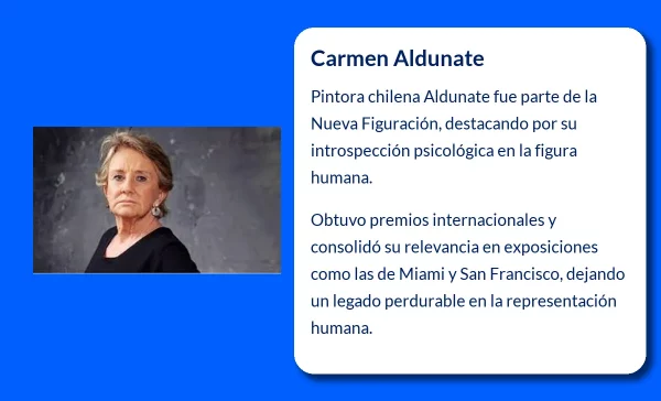 Carmen Aldunate La pintora chilena que revolucionó la figuración en el arte contemporáneo