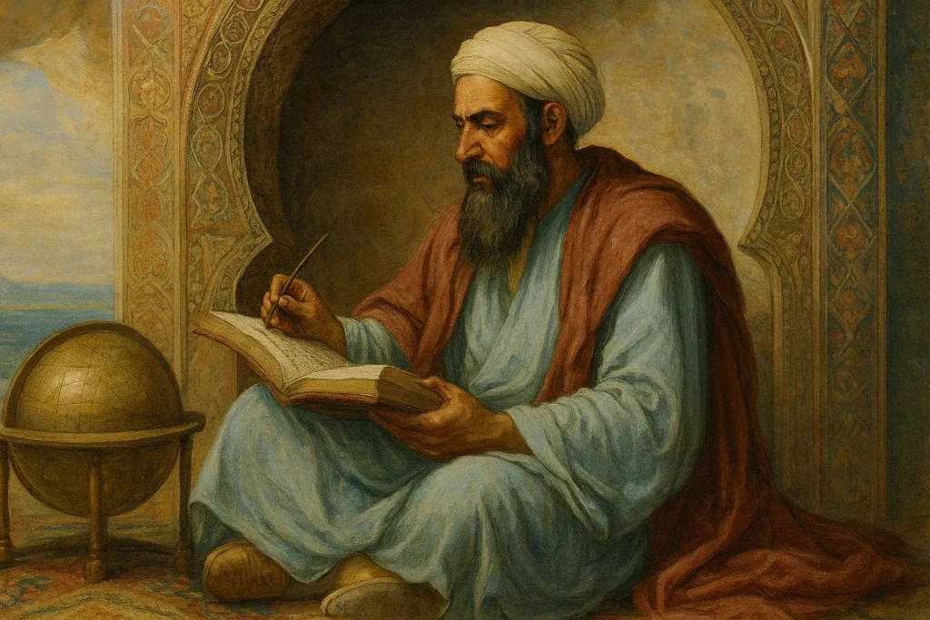 Abū Isḥāq Ibrāhīm ibn Muḥammad al-Iṣṭakhrī, (¿?-después de 952). Geógrafo y cartógrafo persa del mundo islámico medieval