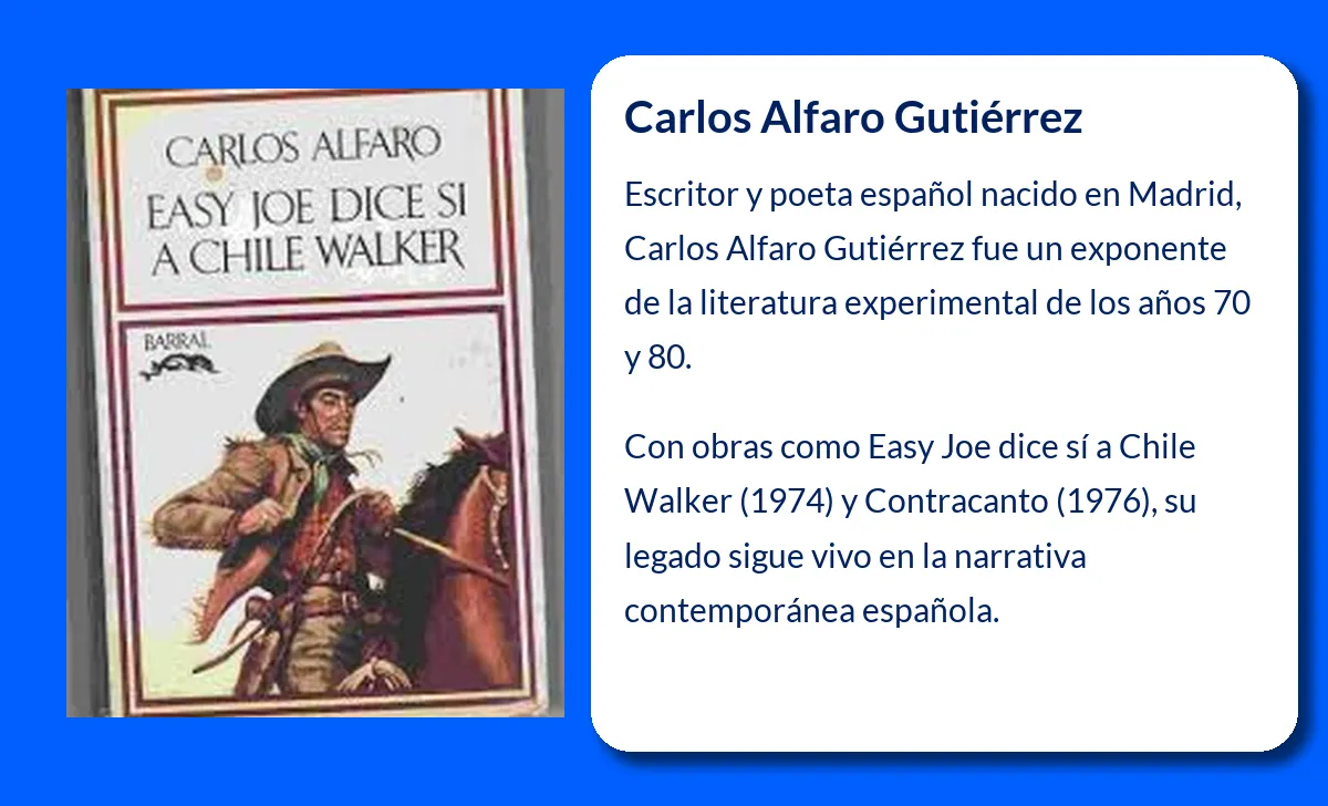 Carlos Alfaro Gutiérrez, Poeta