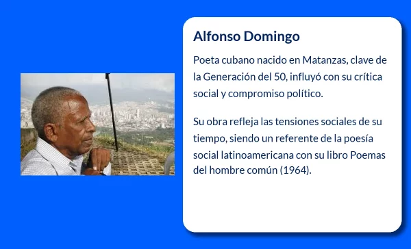 Alfonso Domingo El Poeta de la Generación del 50 y su Compromiso Social