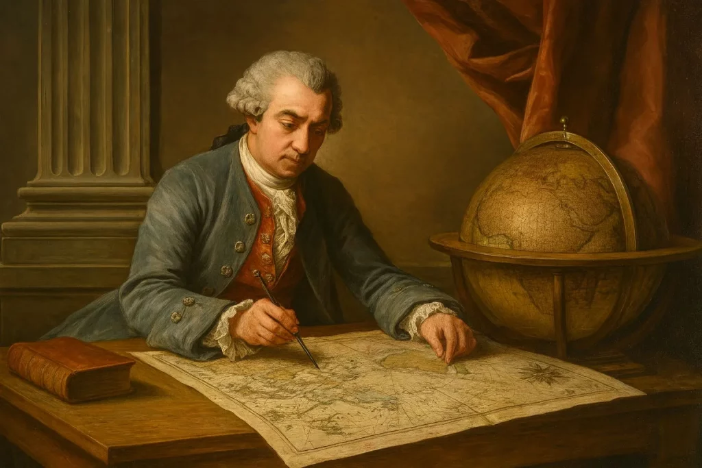 Jean-Baptiste-Nicolas-Denis d'After de Mannevillette (1707-1780): El destacado hidrógrafo que mejoró los mapas de la India