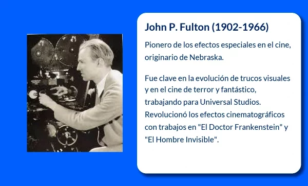 Fulton, John P, el genio detrás de los efectos especiales del cine