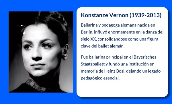 Konstanze Vernon. La figura clave del ballet alemán del siglo XX