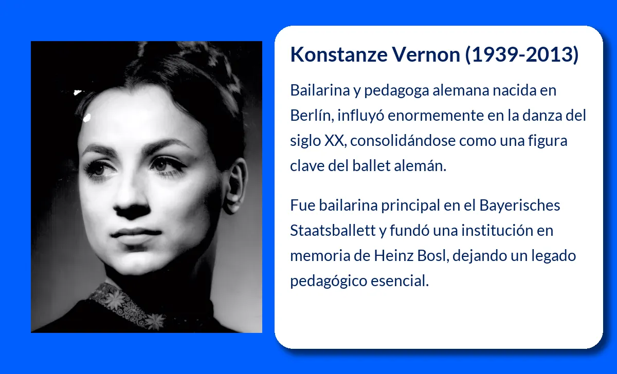 Konstanze Vernon. La figura clave del ballet alemán del siglo XX