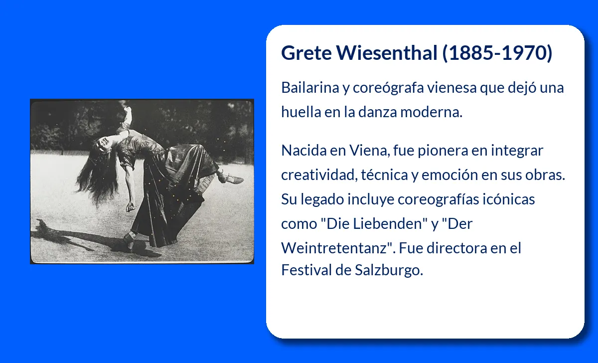Grete Wiesenthal, La innovadora bailarina y coreógrafa vienesa que marcó un hito en la danza