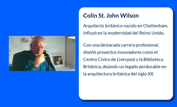 Colin St. John Wilson, El arquitecto que definió la modernidad en el Reino Unido