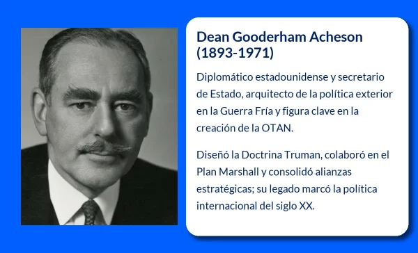 Dean Gooderham Acheson. El arquitecto de la política exterior estadounidense en la Guerra Fría