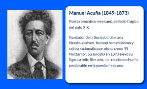 Manuel Acuña (1849-1873). El trágico poeta romántico de México