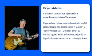 Bryan Adams (1959-VVVV): La leyenda del rock canadiense que conquistó el mundo