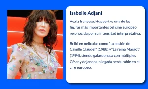 Isabelle Adjani (1955-VVVV): La actriz que cautivó al mundo con su interpretación única