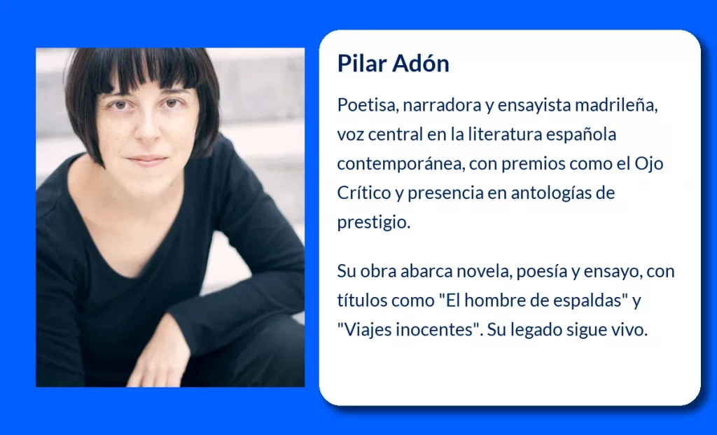 Pilar Adón (1971-VVVV): Una de las voces más destacadas de la literatura contemporánea española