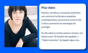 Pilar Adón (1971-VVVV): Una de las voces más destacadas de la literatura contemporánea española