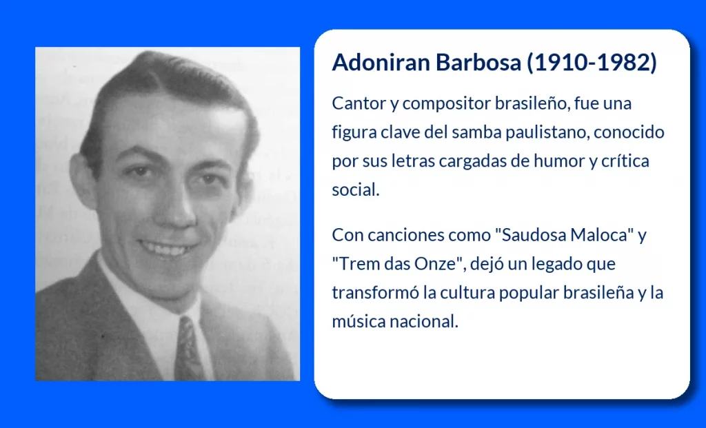 Adoniran Barbosa (1910-1982). El genio del samba brasileño