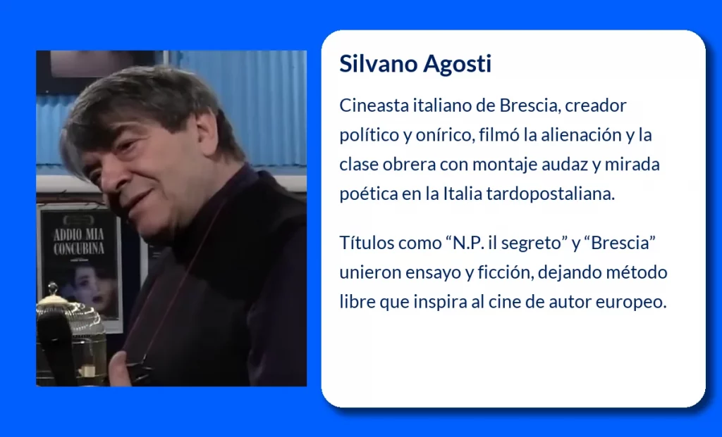 Silvano Agosti (1938-VVVV): Un director que reflejó la lucha de la izquierda en su cine
