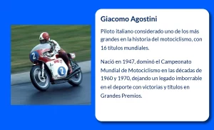 Giacomo Agostini (1947-VVVV): El Rey de las Dos Ruedas y Su Legado Inquebrantable