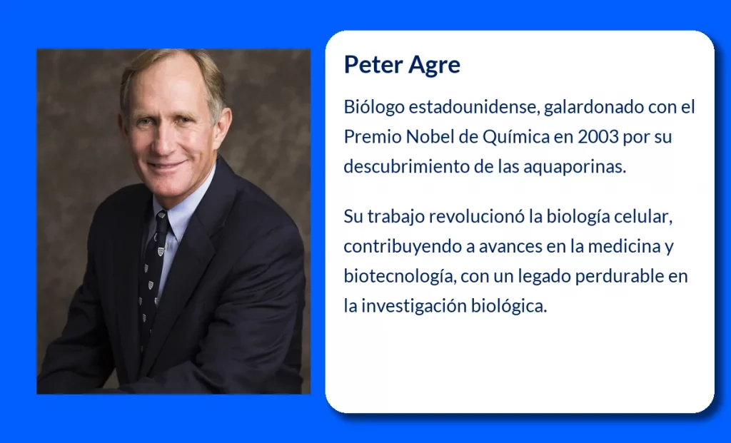 Peter Agre (1949-VVVV): El biólogo norteamericano que revolucionó el estudio del agua