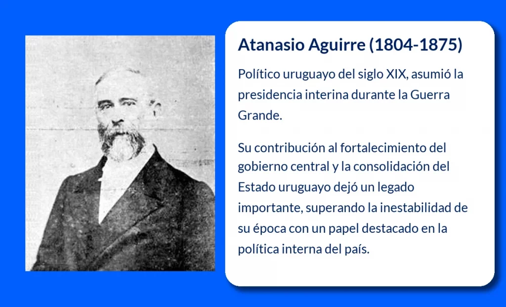 Atanasio Aguirre (1804-1875): El político uruguayo que desempeñó un papel clave en tiempos de conflicto
