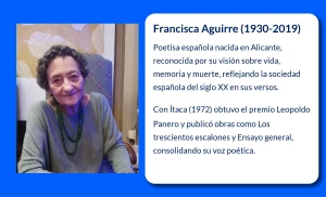 Francisca Aguirre (1930-2019): La poetisa española que plasmó la esencia de la vida a través de sus versos