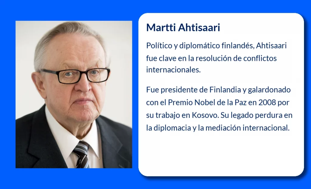 Martti Ahtisaari (1937-VVVV): El líder finlandés que construyó la paz mundial