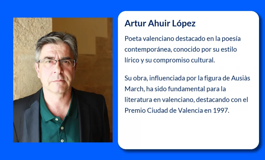 Artur Ahuir López (1965-VVVV): El poeta valenciano que revolucionó la lírica en su lengua