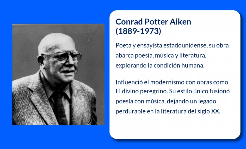 Conrad Potter Aiken (1889-1973). El poeta que unió la música y la poesía