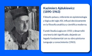 Kazimierz Ajdukiewicz (1890-1963): El filósofo que dejó su huella en la epistemología y la lógica