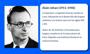 Alain Jehan (1911-1940): El compositor y organista cuya vida se vio truncada por la guerra
