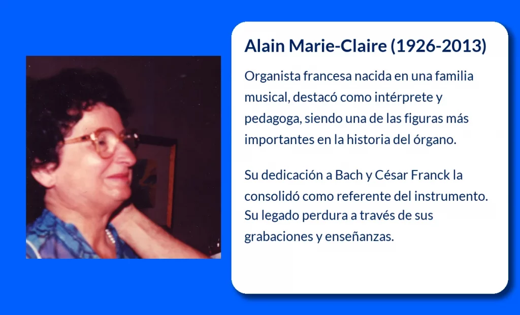 Alain Marie-Claire (1926-2013): La Maestra del Órgano que Conquistó el Mundo Musical