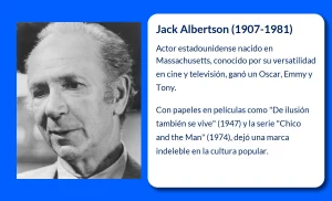 Jack Albertson (1907-1981). El actor que brilló en cine y televisión