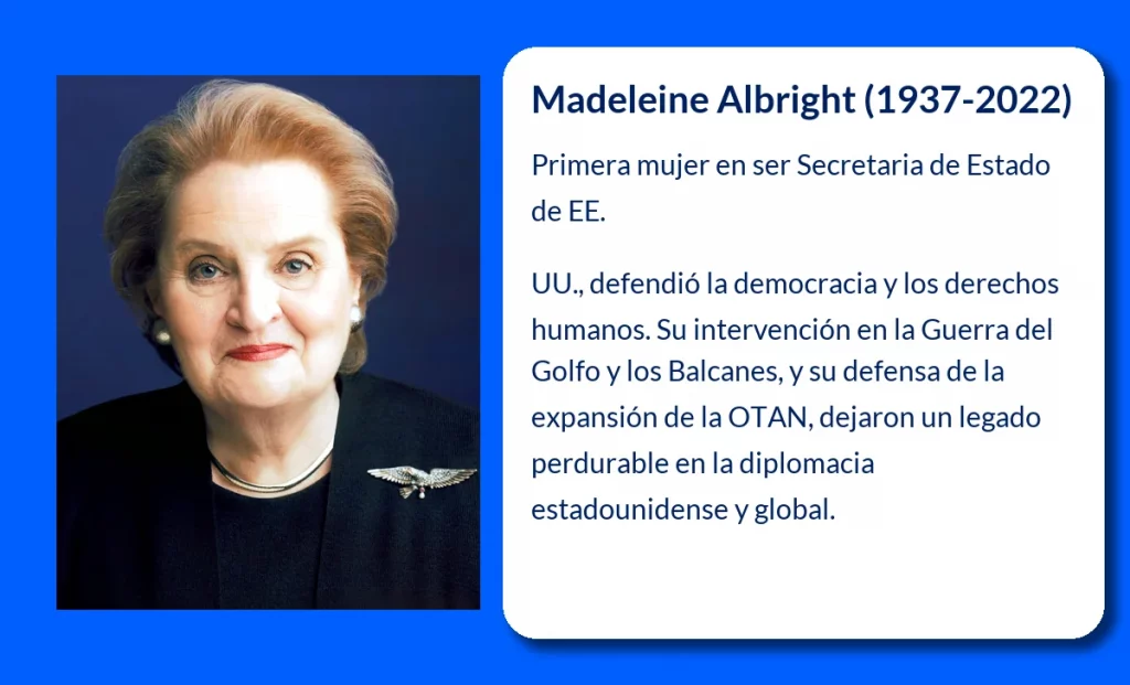 Madeleine Albright (1937-2022): La Primera Mujer en la Historia de los EE. UU. como Secretaria de Estado