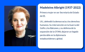 Madeleine Albright (1937-2022): La Primera Mujer en la Historia de los EE. UU. como Secretaria de Estado