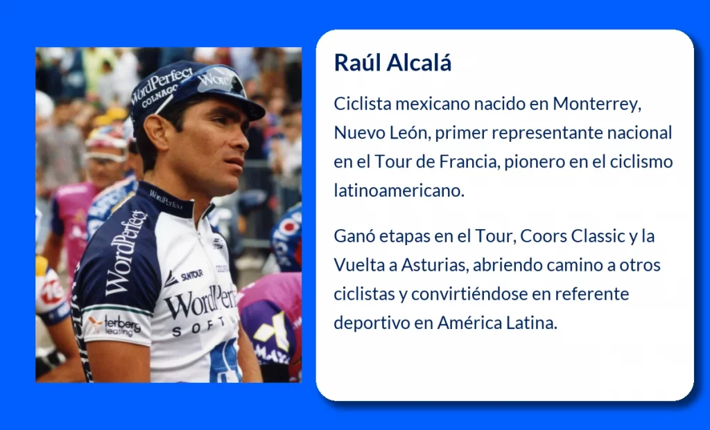 Raúl Alcalá (1964-VVVV). El ciclista mexicano que brilló en el Tour de Francia
